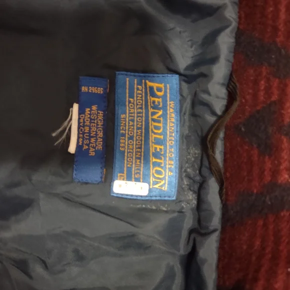 VTG Pendleton High Grade Southwestern Wool Western Wear Mid Length Jacket 🐎 - Picture 7 of 8